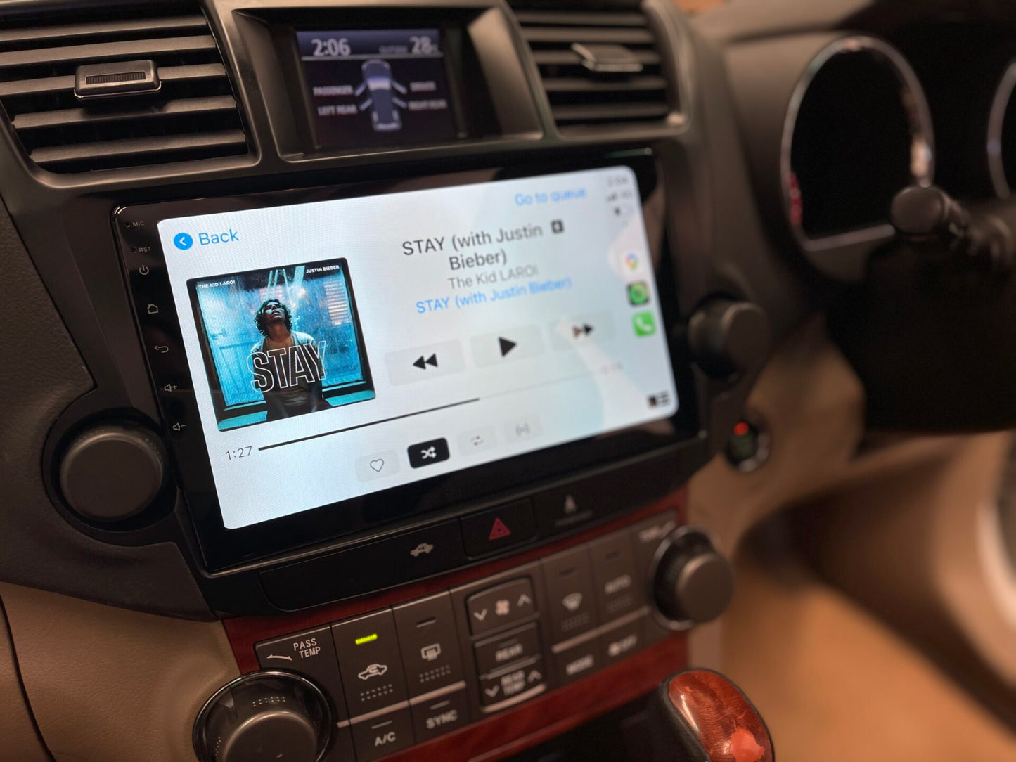 Toyota Klugar 2007-2013 9" Carplay Kit