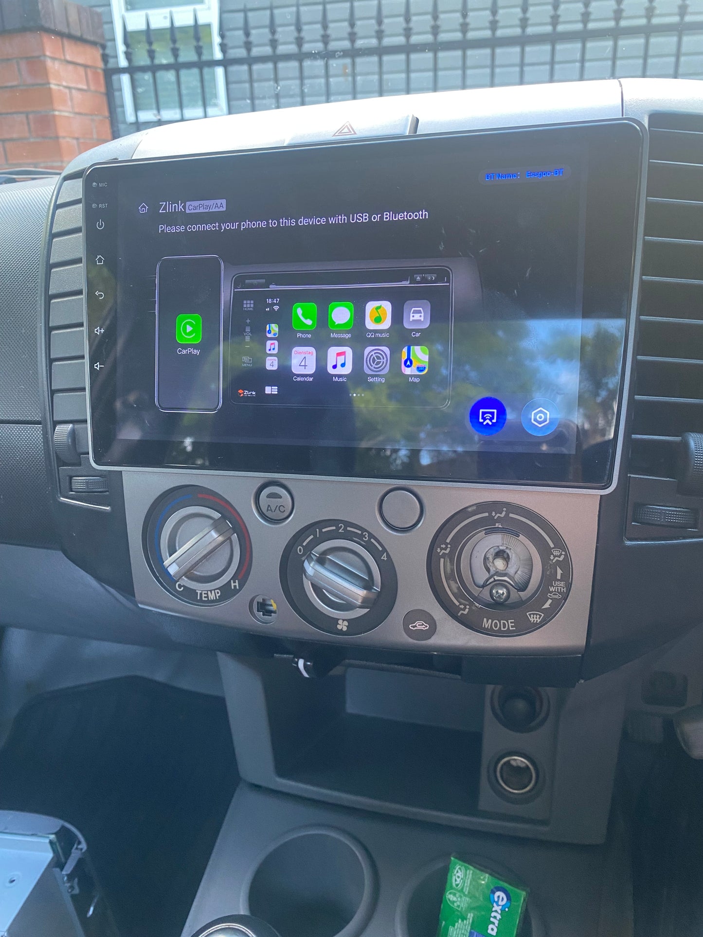 Ford Ranger 2006-2011 9" Carplay kit